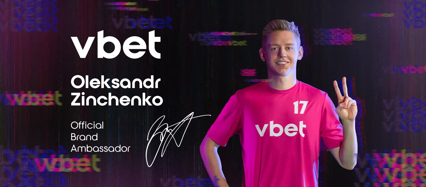 Oleksandr Zinchenko becomes VBET ambassador